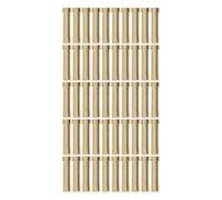 Gearwell Spine per connettori, set di spine terminali in ottone da 50 pezzi da 4 a 5 per cablaggio elettrico, kit di assortimento di adattatori accoppiatori per riparazioni