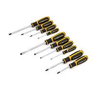 GEARWRENCH 10 Pc. Phillips/Slotted/Pozidriv Dual Material Screwdriver Set - 80060H