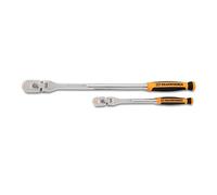 GEARWRENCH 2 pezzi 1/4 "e 3/8" Drive 120XP Doppio Materiale Manico Flessibile Teardrop Ratchet Set | 81204XP