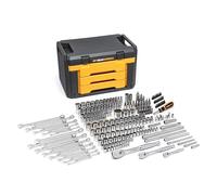 GEARWRENCH 243 pezzi 12 Pt. Meccanica Tool Set in 3 Cassetti Storage Box - 80972