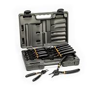 Set di pinze ad anello convertibili a scatto, 12 pezzi, punta fissa - 3495