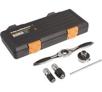 GearWrench 3880 Set di Utensili per Maschi e Filiere a Cricchetto, 5 Pezzi