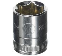 Gearwrench 80136 14 mm 1/10,2 cm Drive 6 Point standard Metric socket, nero