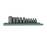 GearWrench 80582 - Set di chiavi a bussola Torx esterne, 1/4", 3/8" e 1/2", 10 pezzi