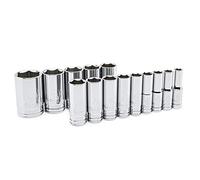 Gearwrench 80733 1/2-inch Drive SAE Deep 6 Point socket set, pezzi