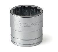GearWrench 80793 Chiave a bussola standard SAE da 1/2", 12 punti, 1-3/16", nero