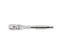 GEARWRENCH 81012XP - Cricchetto da 6,35 mm (1/4"), 120XP, cromato lucido, testa flessibile, forma a goccia