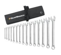 GEARWRENCH 81918, Set di chiavi combinate lunghe 12 punte con rullo portautensili, SAE