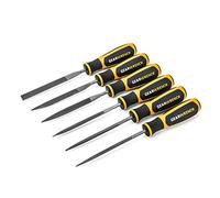 GearWrench 82821H Set mini lime da 4 pollici / 101,6 mm, Maniglia Ergonomica e Comoda Bimateriale, 6 Pezzi