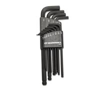 GearWrench 83524 13-teiliger SAE Kugelkopf-Inbusschlüsselsatz mit Langem Arm