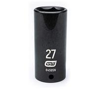 Gearwrench 84585 N 1/5,1 cm Drive 6 Point Metric Deep Impact socket 27 mm, nero