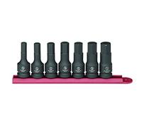 Gearwrench 84941 1/2-inch Drive Impact hex socket set SAE, 7-piece
