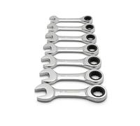 Gearwrench 9507 7 Piece SAE Stubby combination Ratcheting wrench set