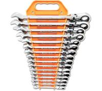 GearWrench 9902D Set di Chiavi Combinate a Cricchetto a Testa Flessibile, 16 Pezzi