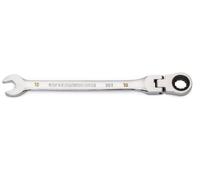 GEARWRENCH Chiave combinata a cricchetto con testa flessibile a 12 punti, 10 mm, 4 gradi, 86710