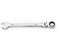 GearWrench Chiave combinata a cricchetto con testa flessibile a 12 punti, 11/16", 86748