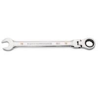 GearWrench Chiave combinata a cricchetto con testa flessibile a 12 punti, 19 mm, 4 gradi, 86719
