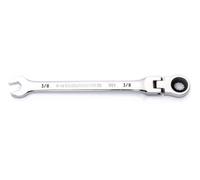 GearWrench Chiave combinata a cricchetto con testa flessibile a 12 punti, 3/8", 4 gradi, 86743