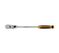 GearWrench Cricchetto a goccia con testa flessibile a 90 denti, doppio materiale, 33 cm, 81267T, multicolore, taglia unica