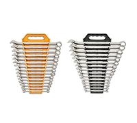 GearWrench Set di 30 chiavi combinate lunghe a 12 punti, SAE/metriche con rack (1/4-1", 8-22 mm) - 81937