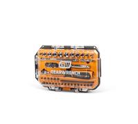 GEARWRENCH Set di 39 microdriver da 1/4" con cricchetto con testa flessibile di bloccaggio 120XP e bussole tozze | GWMBS39XPS