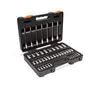 GEARWRENCH Set di 44 chiavi a bussola esagonali SAE/metriche da 1/4", 3/8", 1/2", 89086