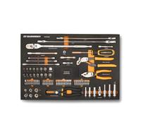 Gearwrench Set di attrezzi automobilistici da 82 pezzi 120XP in vassoio di stoccaggio in schiuma | GWMSMBS02