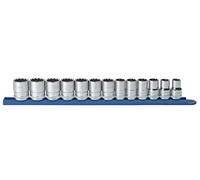 GearWrench Set di chiavi a bussola metriche, 12 punti, 13 pezzi, 80710D