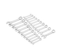 GearWrench Set di chiavi metriche SAE/combinate tozze a 12 punti, 20 pezzi, 81903