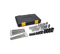 GEARWRENCH Set di punte Torx da 49 pezzi - Torx con foro, tappi Torx, 1/4", 3/8", 1/2" - 89087