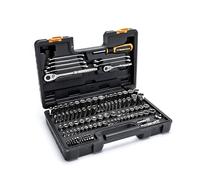 GEARWRENCH Set di utensili manuali meccanici SAE/MM da 1/4", 3/8", 121 pezzi