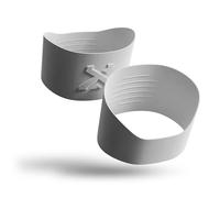 GEARXPro Grip Tape - Supporto per Parastinchi da Calcio - in Silicone - Fascia per Calze - Antiscivolo e Lavabile - Taglia Unica, Adulto (White, Taglia Unica)