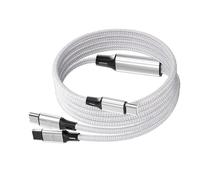 Geavonyg 2 in 1 in 1 da USB A Cavo Cavo Ricarica Rapida Tipo da 100w per Digitare La Ricarica per Laptop Telefonico Home Office Travel Power Management C