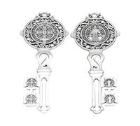Geavonyg 2 Pcs A Chiave Religiosa Wall Art Art Home And Port Gancer Ingleway Accessorio Facile Installazione Sospesa A Pendente Religioso Organizzatore Chiave Religioso