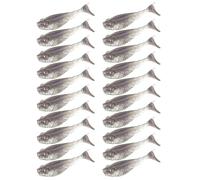 Geavonyg 20 Pack Pesca Artificiali Esche Morbide Affronta Elasticità Esche Galleggianti per più Tecniche Durabilità Freshwaters Easter