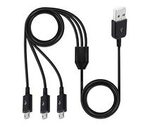 Geavonyg 3 1 da Maschio USB A Tre Splitter Cavo Sincronizzazione del Cavo Rame per La Carica Addebito Trasferimento Dispositivi