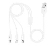 Geavonyg 3 1 da Maschio USB A Tre Splitter Cavo Sincronizzazione del Cavo Rame per La Carica Addebito Trasferimento Dispositivi