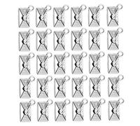 Geavonyg 30 Sofisticato Lettera d'Amore Antica Argento per La Creazione Gioielli Perfetta per Accessori Individualizzati in Stile Vintage