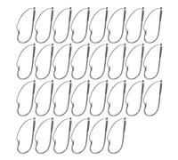 Geavonyg 30pcs Antiipasto Antipanghi Senza Infedele Arruggine Collo Lungo Arruggine Accessori per La Pesca A Prova Pesca Bruscamente La Sostituzione del Gancio