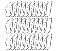 Geavonyg 30pcs Antiipasto Antipanghi Senza Infedele Arruggine Collo Lungo Arruggine Accessori per La Pesca A Prova Pesca Bruscamente La Sostituzione del Gancio