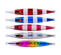 Geavonyg 5 Pz Lento Pitching Maschere Maschere Esche da Pesca in Mare Swimbait Acqua Acqua Salata Affondamento Veloce Jigging da Pesca