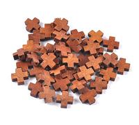 Geavonyg 50 I Cristiani Appesi A Pendente A Pendente Incrocia A Forma Ciondoli in Legno Piccoli Fascino Che Produce Un Fascino per Le Collane Braccialetti.