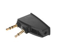 Geavonyg Airline Travel Cashphone Converter FORQC45 QC35 QC3 Earphone 3.5 Mono Plug della Compagnia Aerea 2x3 5 Mm