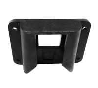 Geavonyg Borsa Per Biciclette Pieghevoli Base Montaggio Rack Staffa Cestino Biciclette Pieghevoli In Plastica Adattatore Blocco Portabici Anteriore Con Blocco Portabiciclette Attacco A