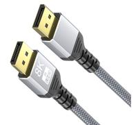 Geavonyg Cavo 8K Fornisce velocità Aggiornamento 60Hz E Un Compatibilità con Vari Dispositivi Interfacce DP1.4 Cavo velocità Aggiornamento Alto 300 Cm