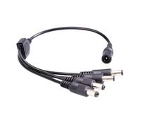 Geavonyg Cavo Adattatore Alimentazione Universale Compatibile per Dc5.5x2.1mm Porte Alimentazione 12V per Dispositivo Elettronico OD2.7x5 4 Mm Parallelo