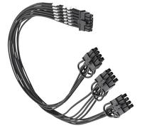 Geavonyg Cavo Alimentazione Braide 16AWG Avanzato da 8x3 A 12+4pin con Pettini Gestione per Alimentazione AX1600i