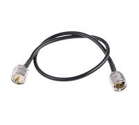 Geavonyg Cavo Coassiale UHF A Bassa Perdita PL-259 Connettore Maschio-Maschio Sostituzione Ponticello per Radio Durevole