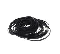 Geavonyg Cinghie Gomma per Lettori Cassette Videoregistratori Giradischi Cinghie Riparazione 3mm Larghezza 40-135mm Lunghezza Piegata 200PCS Cintura per Dispositivi Elettronici