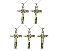 Geavonyg Collane per Pendenti Metallici Unici Gioielli Incrociati Adatti Ai Credenti Cristiani Appassionati Tendenze Simbolo Culturale Simbolo